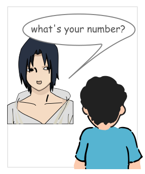 WCode number example - comics